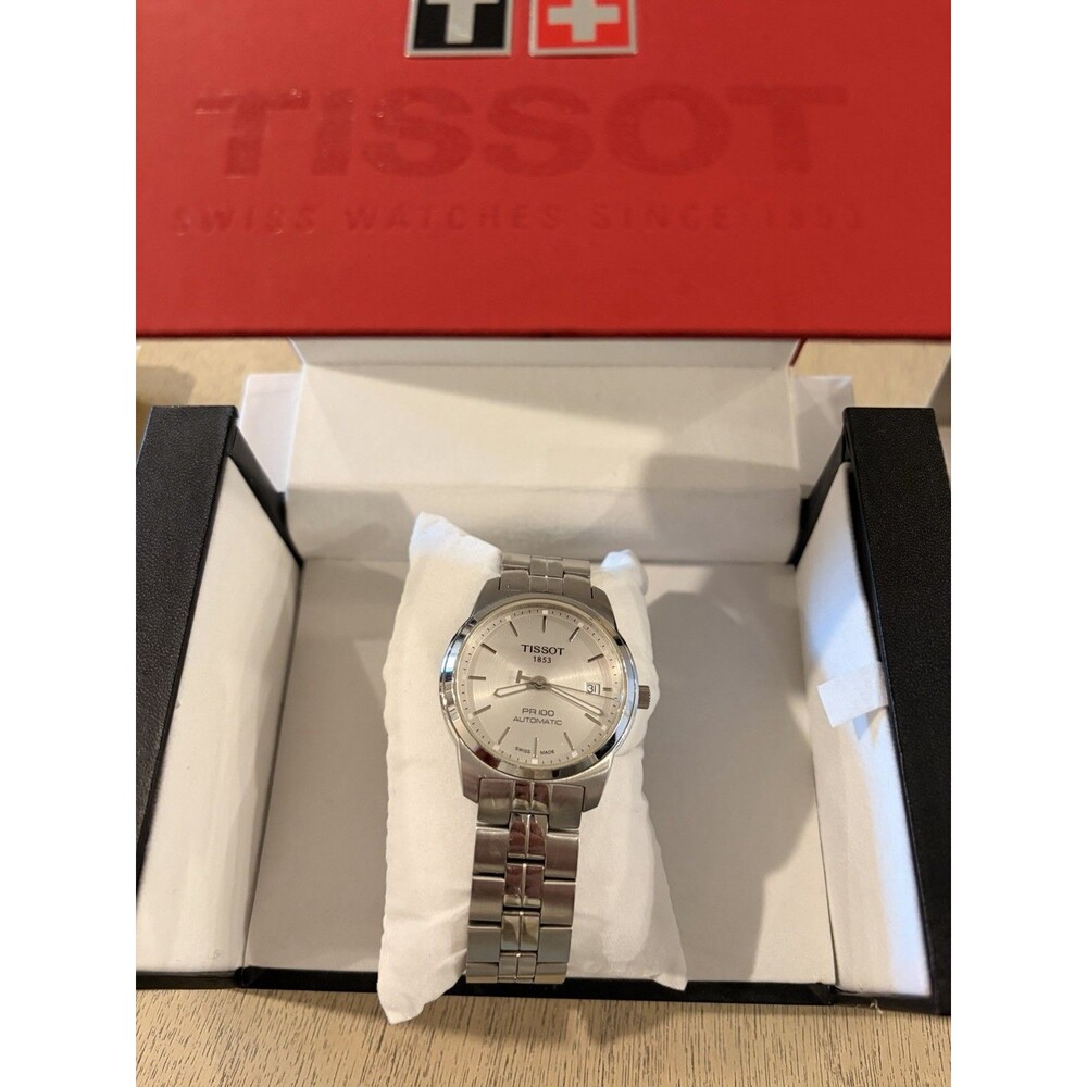 Mint Tissot PR 100 Automatic T049.407.11.031.00 Original Box/Papers/Receipt prx - Picture 1 of 8